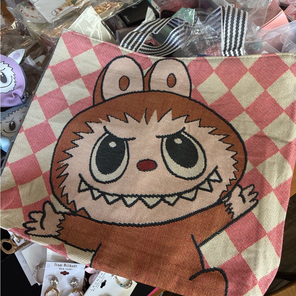 Monsters Print Tote Bag